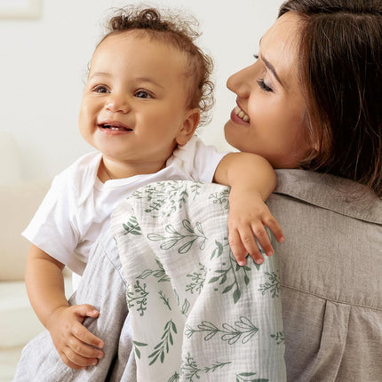 Muslin Swaddle Blankets for Newborns, 3 Pack Bright Colors