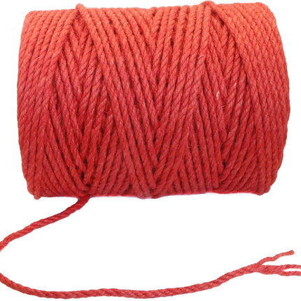 4mm x 300 ft Pastel Pink Jute Rope Twine
