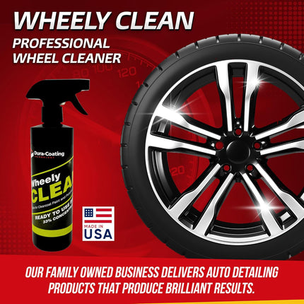 Professional Wheel Cleaner Spray - Ready-to-Use Tire and Rim Cleaner, 16 oz