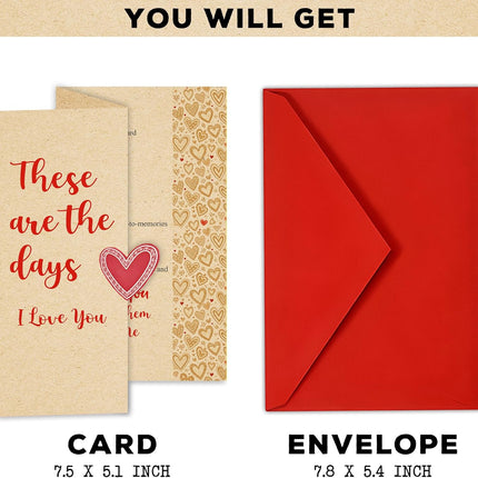SourceToHome FuenteACasa Mother's Day Card for Wife from Husband, Romantic or Funny Anniversary — Home & Lifestyle