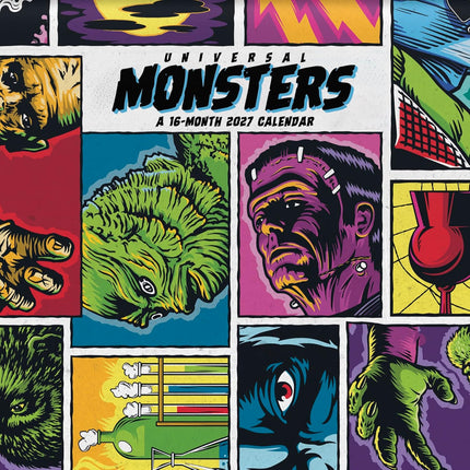 2027 Classic Monsters Wall Calendar