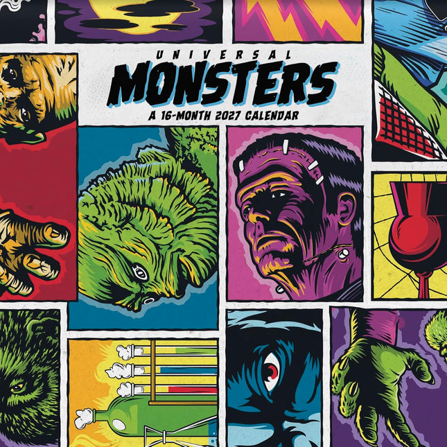 2027 Classic Monsters Wall Calendar