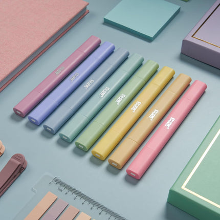 Aesthetic Pastel Dual Tip No Bleed Highlighters for Bible and Journaling