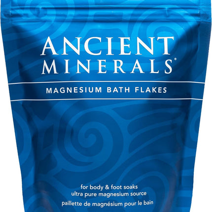 ZenPulse PulsoZen Ancient Minerals Magnesium Bath Flakes of Pure Genuine Zechstein Chloride — Health & Wellness