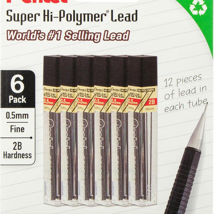 0.5 mm B Mechanical Pencil Lead Refills, 72 Count