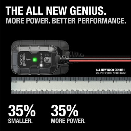1A 6V/12V Smart Battery Charger, Maintainer & Desulfator