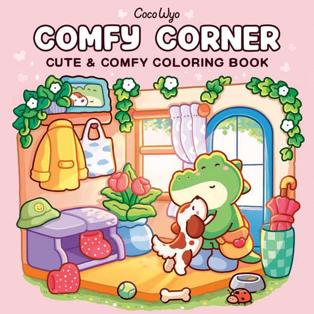 Comfy Corner Coloring Book for Adults and Kids