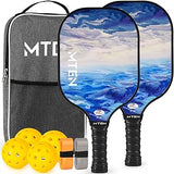 MTEN Pickleball Paddles Set of 2 – USAPA Approved + Balls & Bag