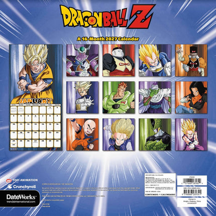 2027 Action Anime Wall Calendar