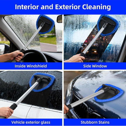 DriveForge ForjaRuta Desin Windshield Cleaning Tool, Car Window Cleaner Windshield Cleaner with 4 — Auto & Moto