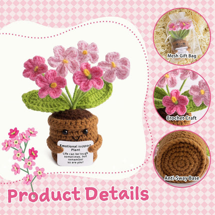 Positive Flower Crochet Decor - Life Is Tough But So Are You