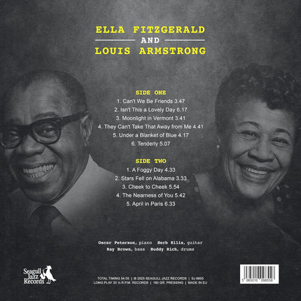 Ella Fitzgerald and Louis Armstrong - Ella and Louis - Limited Splatter Vinyl Edition