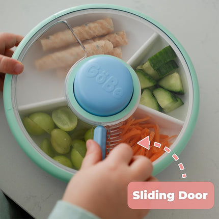 Kids Small Snack Spinner Slide Reusable Container - Twinberry