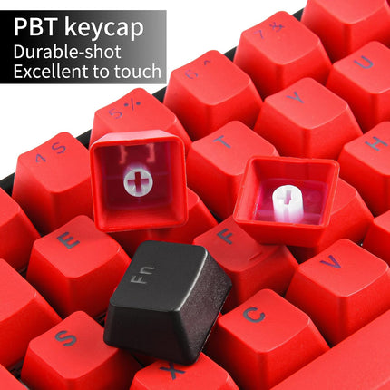 60% Hot Swappable Mechanical Gaming Keyboard with RGB Backlight