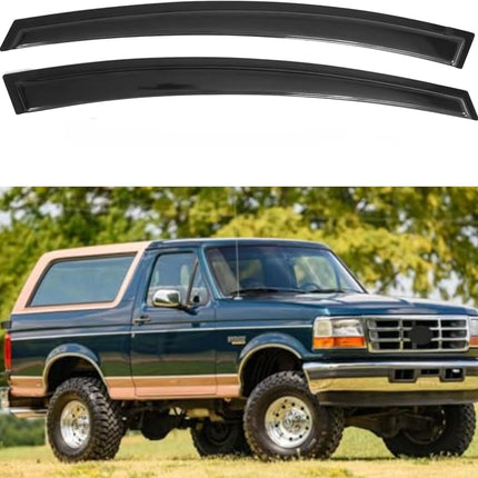 Out-Channel Window Visors for 2003-2008 Corolla, 4-Piece Rain Guard Set