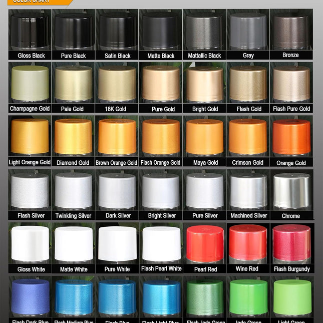 Premium Metallic Black Acrylic Enamel Wheel Paint Spray