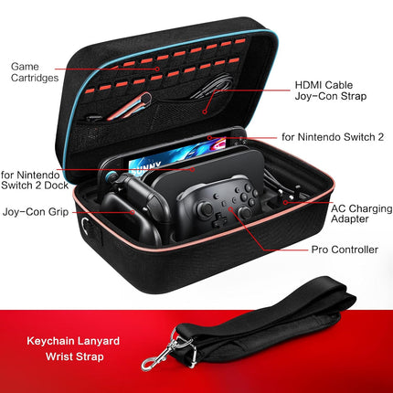 All-in-One Carrying Storage Case for 2025 Gaming Console
