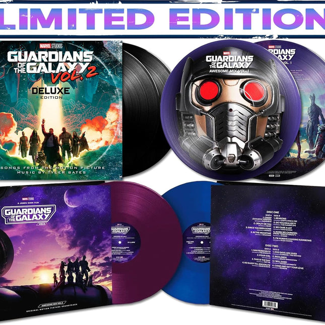 Deluxe Awesome Mix Trilogy Colored Vinyl Set