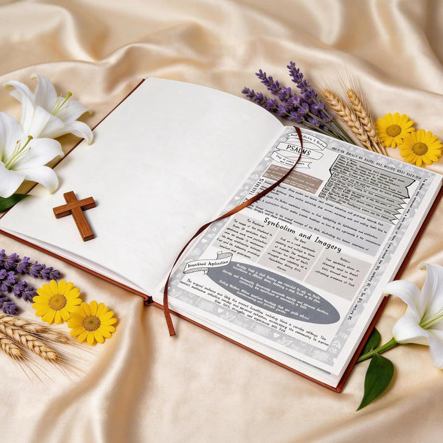 66-Page Bible Study Guide & Devotional Journal for Women, Daily Scripture Quotes & Prompts for Deepening Faith, Beginner-Friendly Spiritual Growth Bible Study Guide