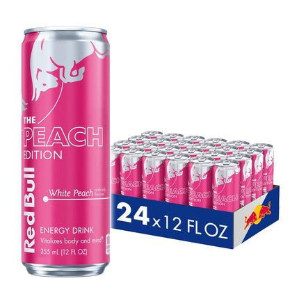 ZenPulse PulsoZen Red Bull Peach Edition Energy Drink, White Peach — Health & Wellness