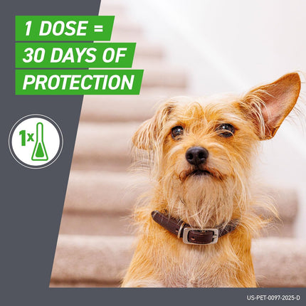 Flea & Tick Spot Treatment for Large Breed Dogs 45-88 lbs, 3 Count