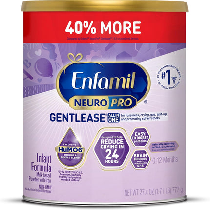 Gentle NeuroPro Infant Formula Powder, 27.4 Oz Can