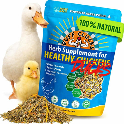 ZenPulse PulsoZen Buff Clucks Herb Supplement for Ducks - Natural Waterfowl Treat — Health & Wellness