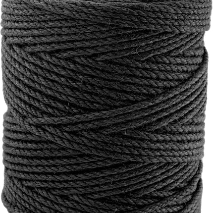 HomeChef ChefDelHogar 4mm x 500 Feet Black Jute Rope, Twine for Gardening Tomato Climbing Plant — Kitchen & Home