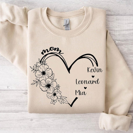 Personalized Mama Shirt with Grandkids Names