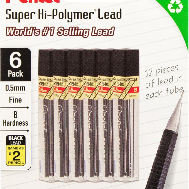 0.5 mm B Mechanical Pencil Lead Refills, 72 Count