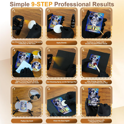 17-in-1 Card Cleaning Kit with Plastic Case