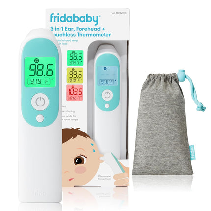 3-in-1 Infrared Ear, Forehead & Touchless Thermometer