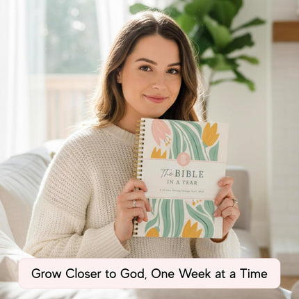 The Bible in a Year 52-Week Guided Study & Reading Plan Notebook