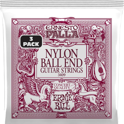 SourceToHome FuenteACasa Ernie Ball Ernesto Palla Black & Gold Ball-End Classical Guitar Strings — Home & Lifestyle