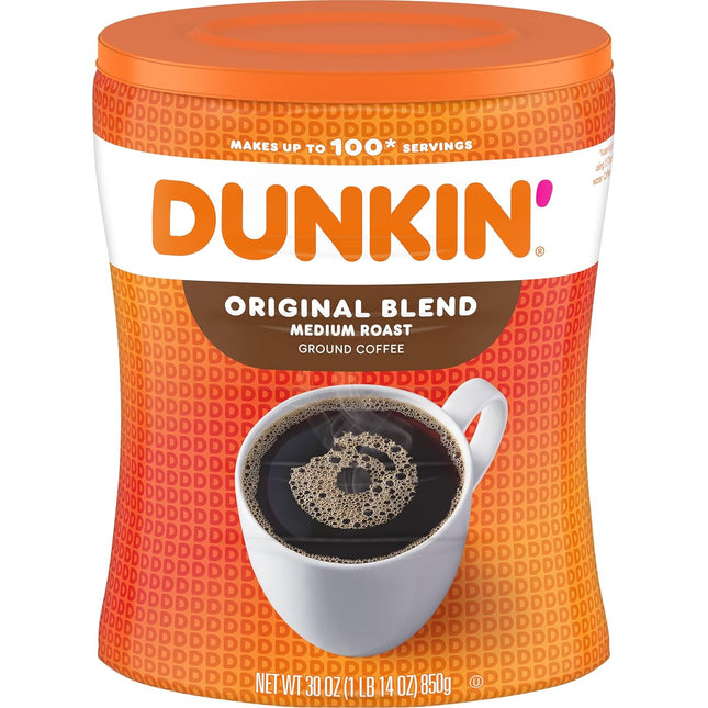 Original Blend Medium Roast Ground Coffee, 30 Oz. Canister