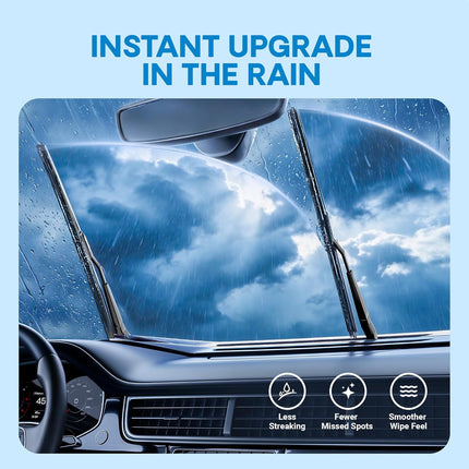 24-Inch and 18-Inch All-Season Windshield Wiper Blades, Pack of 2