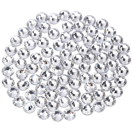 1440-Piece SS20 Crystal Clear Glass Flatback Rhinestones