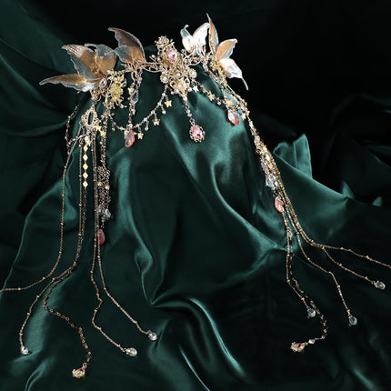 Renaissance Butterfly Elf Fairy Crown Headband
