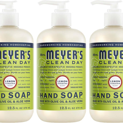 Lemon Verbena Liquid Hand Soap, 12.5 Fl Oz Bottle - 3 Pack