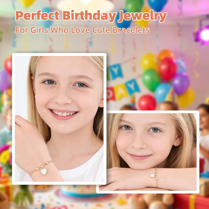 Birthday Gift Bracelet for Girls Ages 4-13