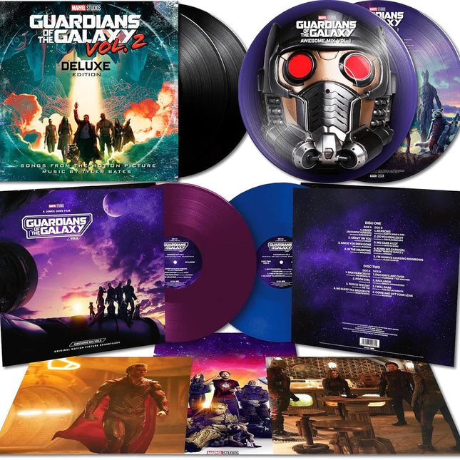 Deluxe Awesome Mix Trilogy Colored Vinyl Set
