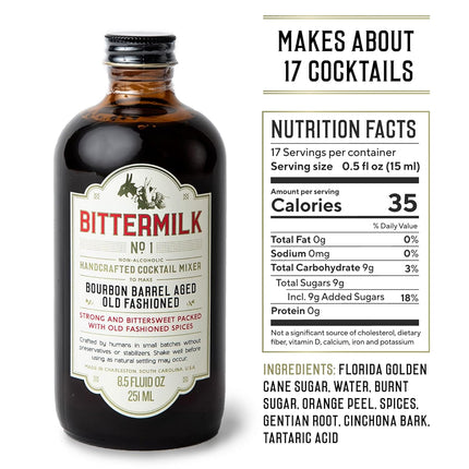 Bourbon Barrel Aged Old Fashioned Cocktail Mix