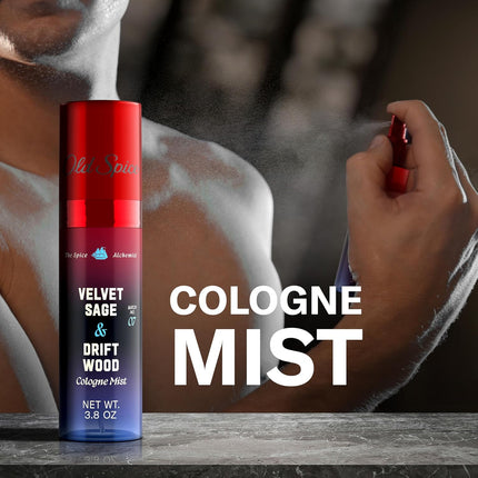Velvet Sage + Driftwood Cologne Mist for Men, 3.8 oz