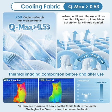 Cooling Mat for Dogs, 41 x 28 Inch, Blue