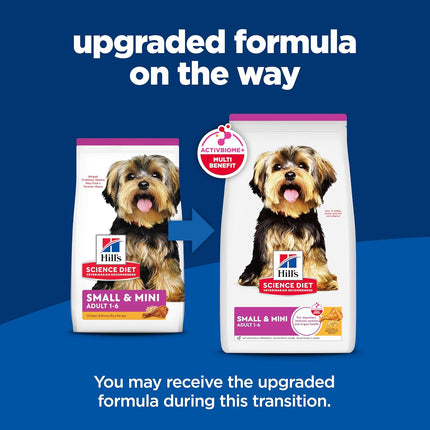Adult 1-6 Small & Mini Dry Dog Food, Chicken & Brown Rice, 4.5 lb Bag