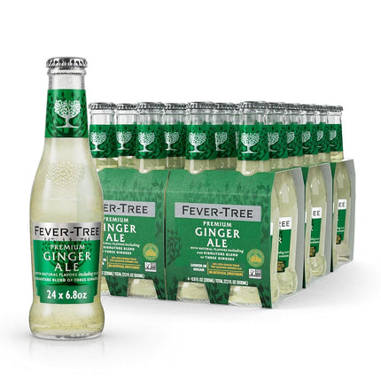 Premium Ginger Ale Mixer, 6.8 fl oz Bottles, Pack of 24