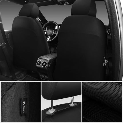 DriveForge ForjaRuta CAR PASS Universal Leather Two Front Seat Covers,Sport seat Covers fits Most — Auto & Moto
