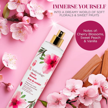 Long-Lasting Cherry Blossom Fragrance Body Mist, 8 fl oz