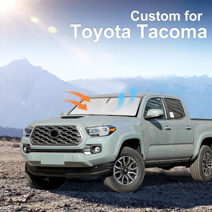 2016-2026 Pickup Windshield Sun Shade, 4-Layer Custom Fit