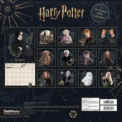 2027 Wizarding World Wall Calendar